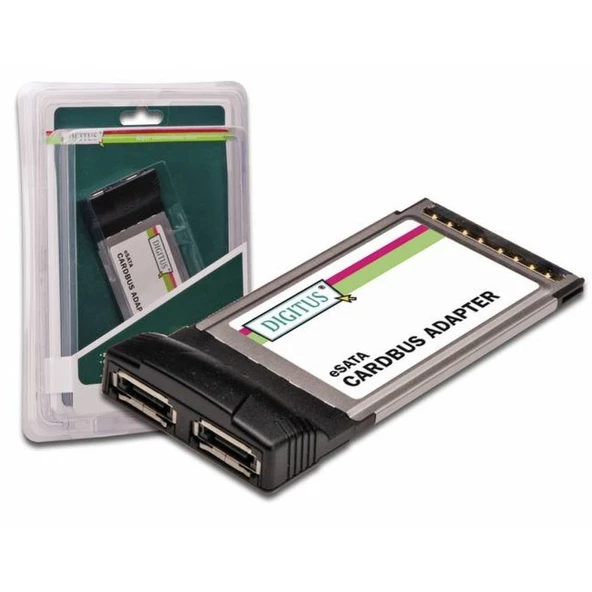 Digitus Serial ATA I PCMCIA Kartı, 2 x eSATA port