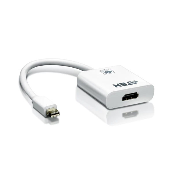 Mini DisplayPort (mini DP) <-> 4K HDMI Adaptörü, Kablolu, mini DP Erkek - HDMI A Dişi, 2160p, 0.20 metre