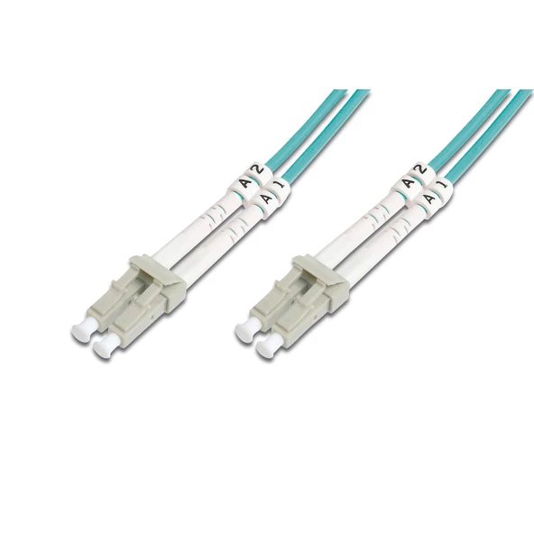 Beek LC-LC Fiber Optik Patch Kablo, Multimode OM 3 50/125 Duplex, 3.0mm, LSZH, 0.5 metre