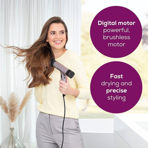 Beurer HC 100 1700 W Excellence Leylak Saç Kurutma Makinesi - 3