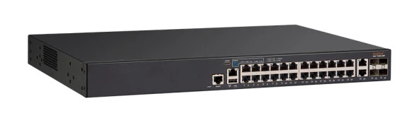 Ruckus ICX 7150 Switch<br /> 24×10/100/1000 Mbps PoE+ port<br />2×1 GbE RJ45 uplink-port<br />4×1 GbE SFP uplink port<br />4×10 GbE SFP+ (lisans ile genişleyebilir)<br />370 W PoE güç bütçesi<br />Basic Layer 3 (static