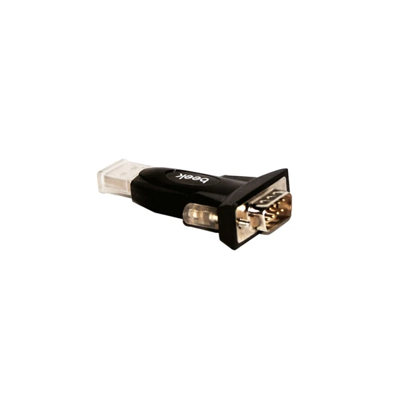 Beek USB 2.0 <-> RS232 (Seri) Çevirici, USB A erkek - DB9 erkek, blister ambalajda