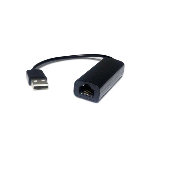 Beek USB 2.0 Fast Ethernet Adaptörü, 1 x 10/100 RJ45 Dişi Yuva, USB-A Erkek Konnektör (bilgisayar bağlantısı için), Kablolu, 20 cm, Realtek 8152 çip takımı