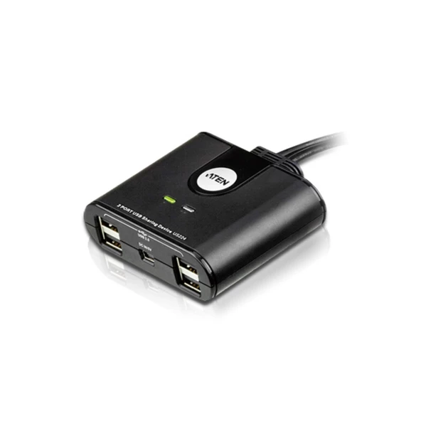 USB Arayüzüne Sahip Cihazları Paylaştıran Switch, USB 2.0 , 2 PC, 4 USB Cihaz (2-Port USB Peripheral Sharing Device)