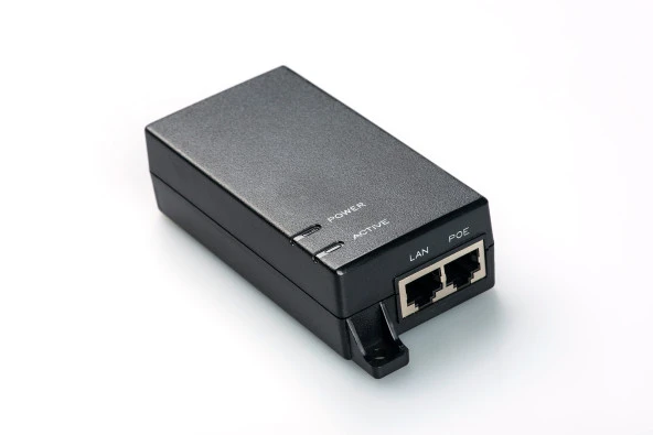 Digitus Gigabit PoE Injector, 802.3af 10/100/1000Mbps, Güç Pin'leri: 4/5(+),7/8(-), Çıkış maks. 48V, 15.4W<br>(Digitus Gigabit PoE Injector, 802.3af 10/100/1000Mbps, Power Pins: 4/5(+),7/8(-), Output max.  48V, 15.4W)