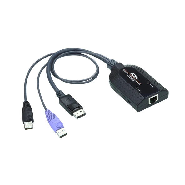 USB DisplayPort Sanal Medya KVM Adaptörü (Akıllı Kart Okuyucu ve Audio De-Embedder Destekler)<br>USB DisplayPort Virtual Media KVM Adapter (Support Smart Card Reader and Audio De-Embedder)