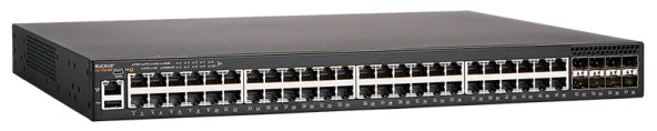 Ruckus ICX 7250 Switch<br>48×10/100/1000 PoE+ port<br>8×1 GbE SFP<br> 8×10 GbE SFP+ uplink/ stacking-port (lisans ile genişleyebilir)<br>740 W PoE güç bütçesi<br>Basic Layer 3 (static routing)<br>Side-to-back airflow