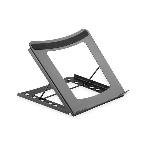 Katlanabilir Çelik Dizüstü Bilgisayar/Tablet Standı<br>Foldable Steel Laptop/Tablet Stand with 5 Adjustment Positions