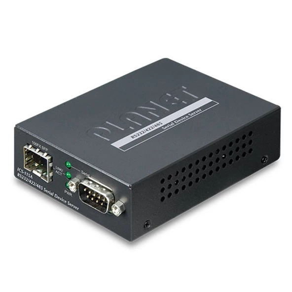 1-Port RS232/422/485 Serial Device Server<br>1-Port 100BASE-FX SFP