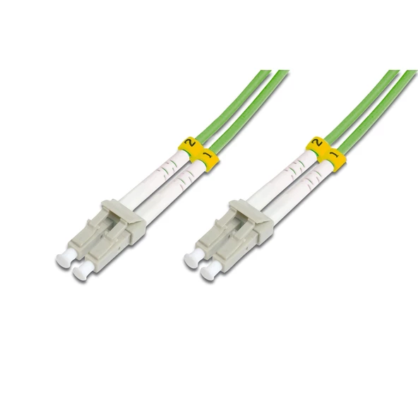 Beek LC-LC Fiber Optik Patch Kablo, Multimode OM 5 50/125 Duplex, 3.0mm, LSZH, 10 metre