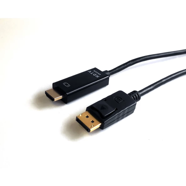 Beek DisplayPort (DP) Erkek <-> HDMI Erkek, 4K@30Hz, Altın Kaplama, 1 metre<br>Beek DP M /HDMI M,4K@30Hz,Gold 1M