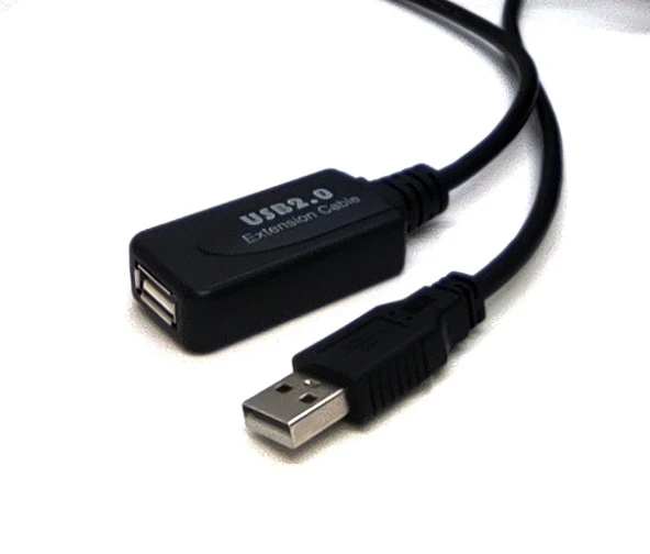 Beek USB 2.0 Uzatma Kablosu, USB A Erkek <-> USB A Dişi, IC Çip: FE1.1S, 20 metre<br>Beek USB2.0 EXTN (USB AM/AF WITH IC, IC Chip: FE1.1S),20M