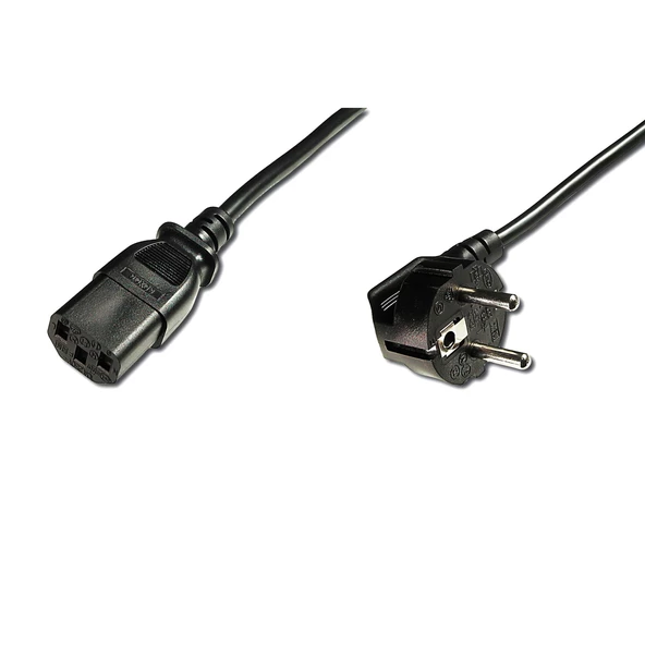 Beek Güç Kablosu, Schuko-C13, 2.5 metre, H05VV F 3x1.5mm kare<br>Beek SchukoC13 Power Cable 2.5M, H05VV-F 3*1.5mm2