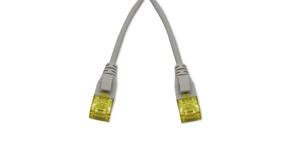 Beek CAT.6A İnce Tip Patch Kablo, U/UTP, 0.5 metre, AWG 28, Gri Renk, LSZH<br>Beek CAT.6A Slim Patch Cable, U/UTP, 0.5 meter, AWG 28, Gray Color, LSZH