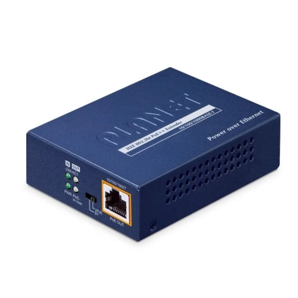 1-Port 802.3bt to 1-Port 802.3bt Gigabit PoE++ Sinyal Uzatma Cihazı<br> 1-Port 802.3bt to 1-Port 802.3bt Gigabit PoE++ Extender