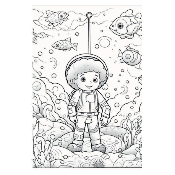 Çocuklar İçin Profesyonel Boyama Kitap Seti (3 Kitap) - Resim 2