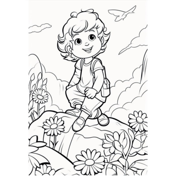 Çocuklar İçin Profesyonel Boyama Kitap Seti (3 Kitap) - Resim 4