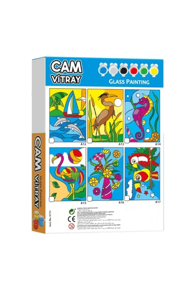 Hayal Sepeti Cam Vitray Boyama Sanatı, Glass Painting - 6