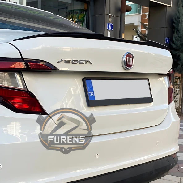 Fiat Egea Bagaj Üstü Yarasa Spoiler Piano Black 2015-2023 Uyumlu - 4