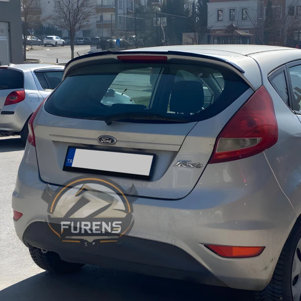 Ford Fiesta 2007 Sonrası Bagaj Üstü Yarasa Spoiler Bagaj Çıtası Piano Black - Resim 2