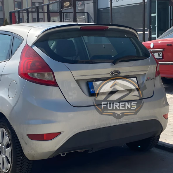 Ford Fiesta 2007 Sonrası Bagaj Üstü Yarasa Spoiler Bagaj Çıtası Piano Black - Resim 5
