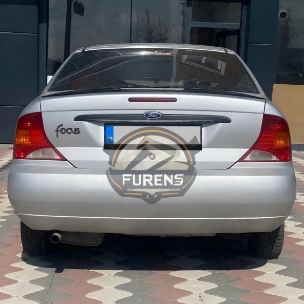 Ford Focus 1 1999-2005 Piano Black Yarasa Tip Üniversal Spoiler Elastik Bagaj Üstü Çıta - 5