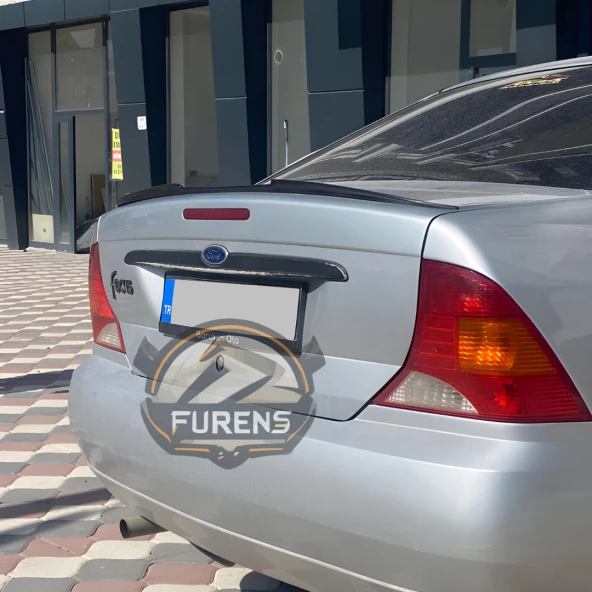 Ford Focus 1 1999-2005 Piano Black Yarasa Tip Üniversal Spoiler Elastik Bagaj Üstü Çıta - 7