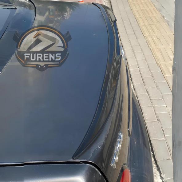 Toyota Corolla 2007 - 2011 Bagaj Üstü Slim Yarasa Spoiler Parlak Siyah - Resim 3