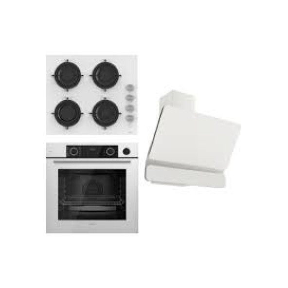 Ferre Steamart&fryart Serisi Buharlı Pişirme Beyaz Set (CS206 + XE64CB +D081 )