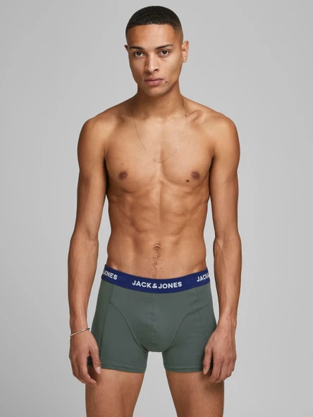 Jack Jones Dog 3 Lü Paket Erkek Boxer 12191343 - 5