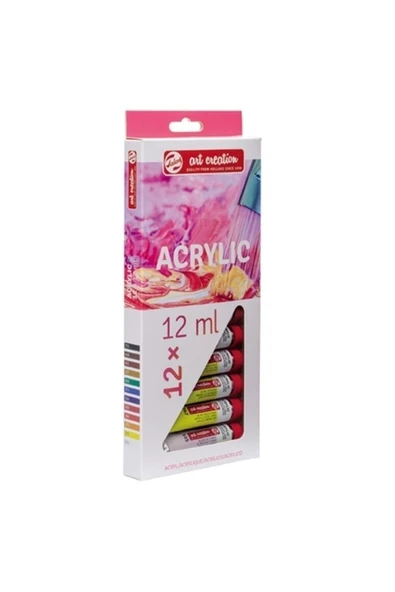 Art Creation Akrilik Boya Seti 12 Renk X 12ml. ürün görseli 1