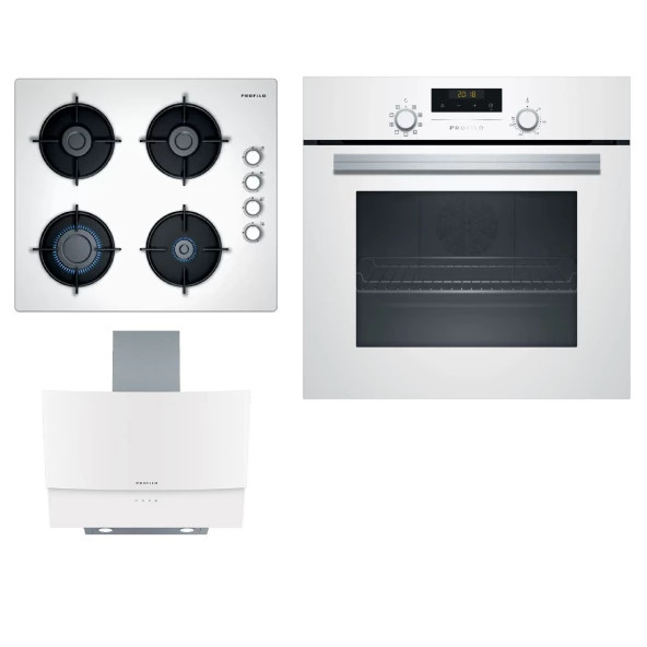 Profilo 3'lü Ankastre Set (FRMA226B OO36P2O10D DVE6G520) (BEYAZ) - 1