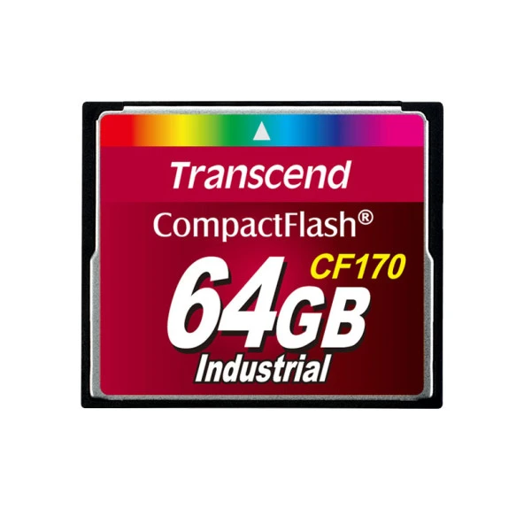 TRANSCEND - TS64GCF170 64GB CF170 300x Industrial Hafıza Kartı