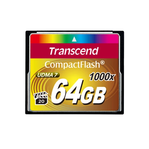 TRANSCEND - TS64GCF1000 64GB CF 1000X Ultimate Hafıza Kartı