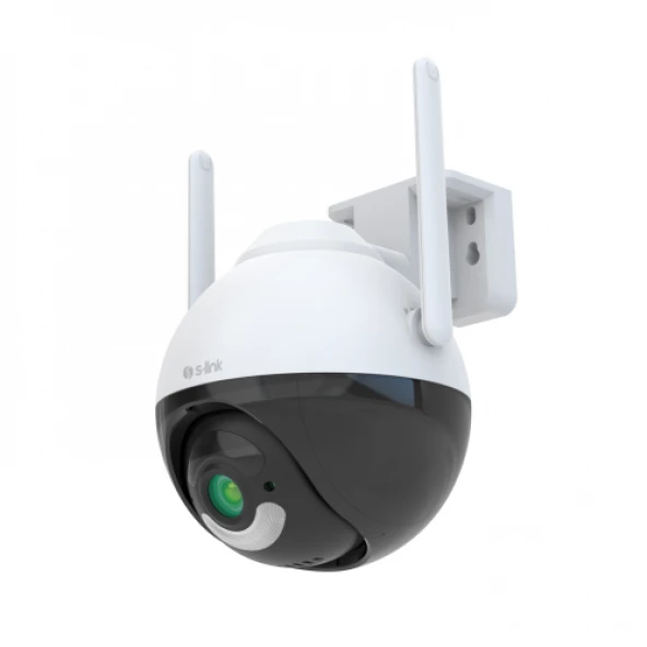 S-LINK SL-PTZ04, Akilli Güvenlik Kamerasi, WiFi, 4Mpix, 3.6mm Lens, 25m. Gece Görüsü, Hareket algilama, Iki Yönlü Ses, Micro SD Kartli, TUYA Yazilim - 2