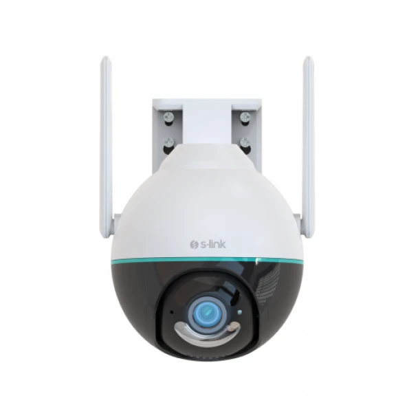 S-LINK SL-PTZ04, Akilli Güvenlik Kamerasi, WiFi, 4Mpix, 3.6mm Lens, 25m. Gece Görüsü, Hareket algilama, Iki Yönlü Ses, Micro SD Kartli, TUYA Yazilim - 3