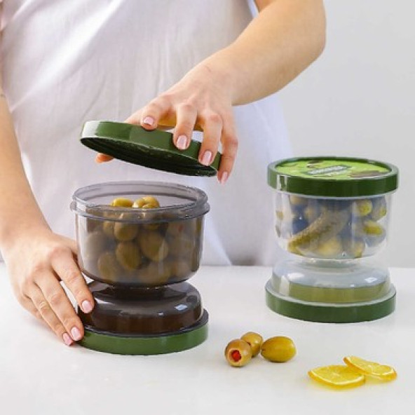 Kum sanatı fenomen turşu zeytin kabi - 2