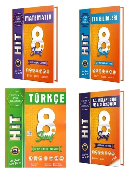 LGS 8. Sınıf Mozaik Haftalık Deneme Sınavı Seti