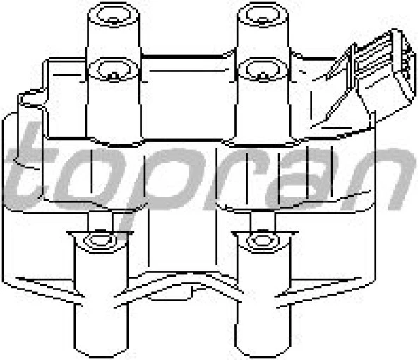 TOPRAN ATEŞLEME BOBİNI ASTRA F 2.0 16V (95-98)-VECTRA A 2.0 16V (94-95)-VECTRA B 2.0 16