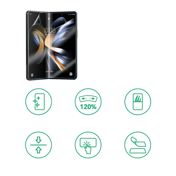 Samsung Galaxy Z Flip 5 Hizalama Aparatlı S-Fit Body Ekran Koruyucu - 5