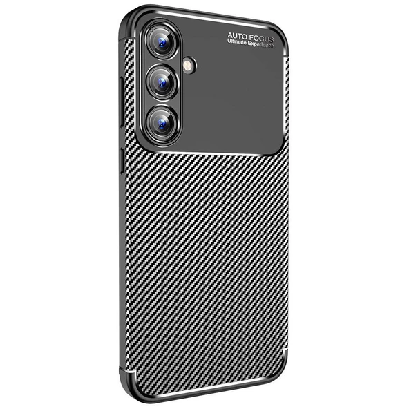 Samsung Galaxy A35 Kılıf Karbon Silikon Case Kapak