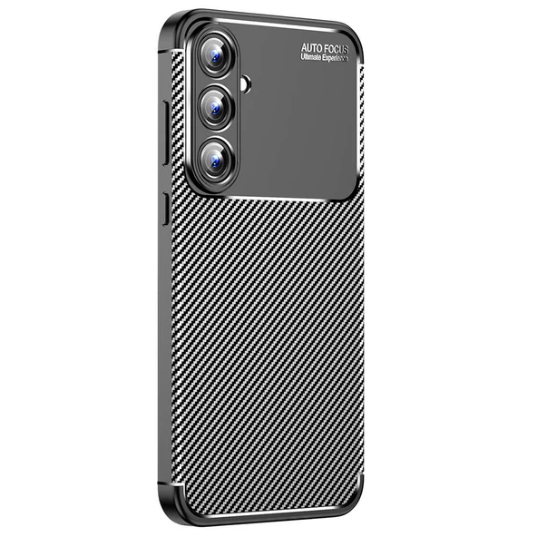 Samsung Galaxy A55 Kılıf Karbon Silikon Case Kapak