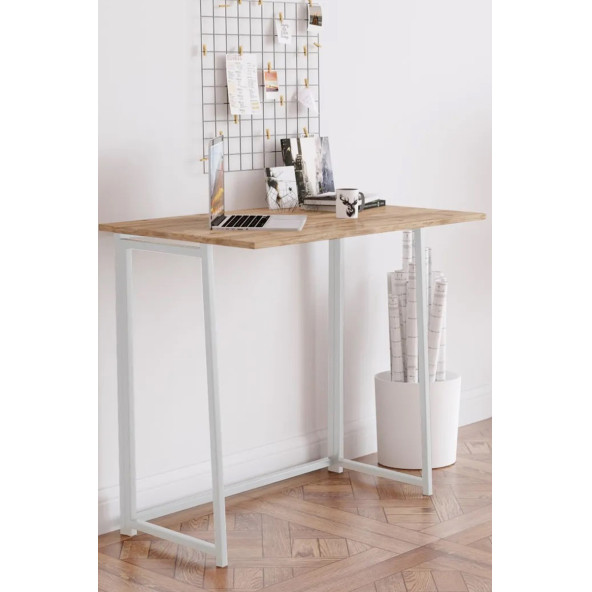 Fahrettin KüçükWork Katlanabilir Pratik Çalışma Masası Bilgisayar Masası Çizim Masası - 4