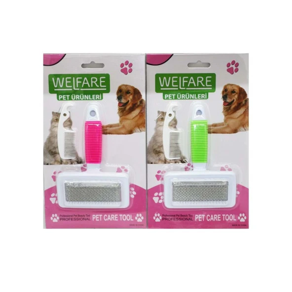 Walfare Fosforlu Kedi Köpek Tarağı 5x9 cm - 14 cm