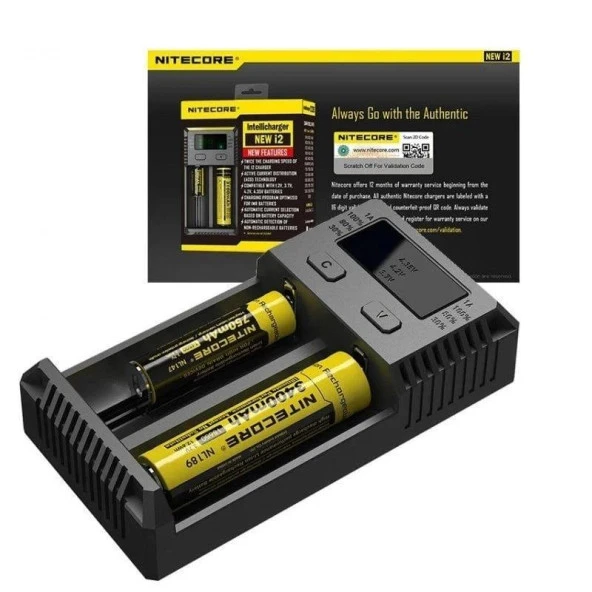 Nitecore New i2 Pil Şarj Aleti Li-ion IMR LiFePO4 Dolum Cihazı - 2
