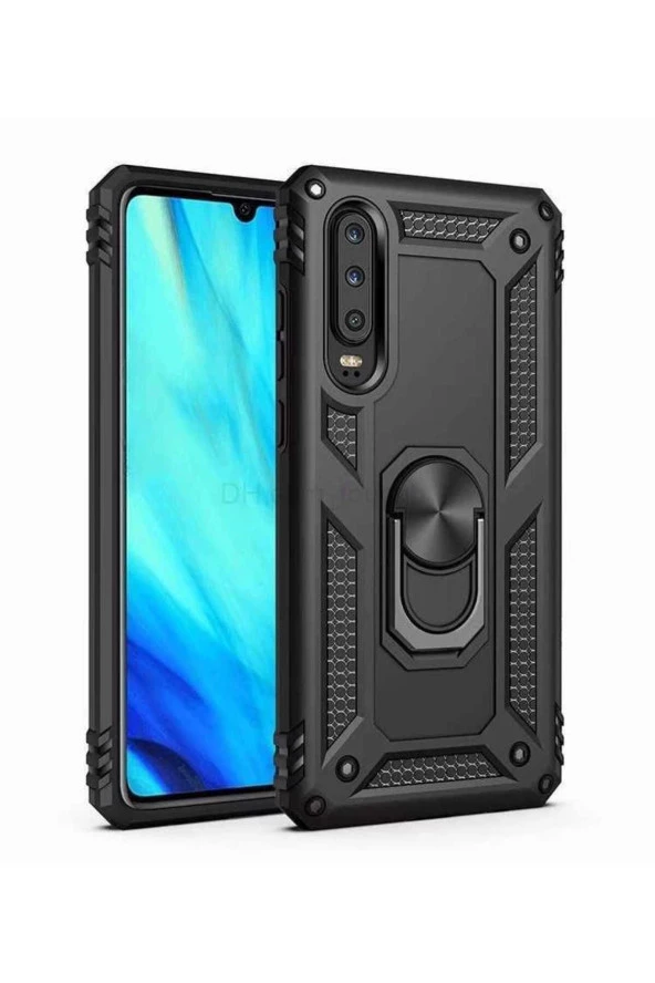 Iphone 14 Pro Max Uyumlu Armor Military Yüzüklü (STANDLI) Tank Zırh Kapak