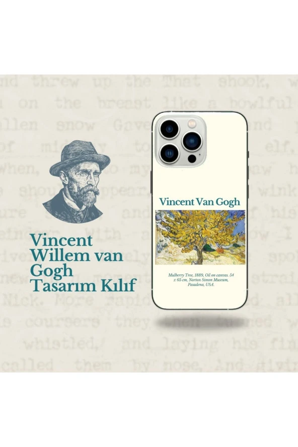 Iphone 13 Pro Max Uyumlu Vincent Van Gogh Tablo Özel Tasarım Telefon Kılıfı