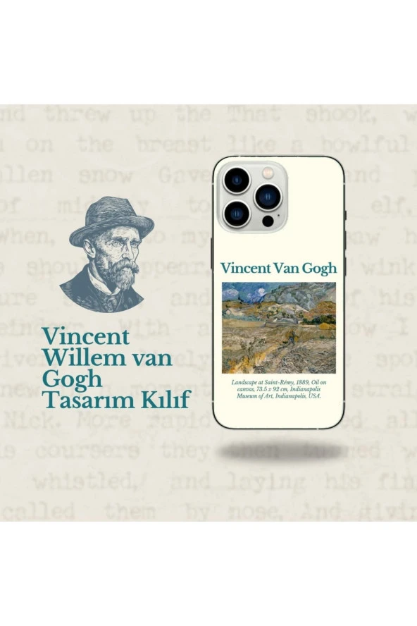 Iphone 15 Uyumlu Vincent Van Gogh Tablo Özel Tasarım Telefon Kılıfı