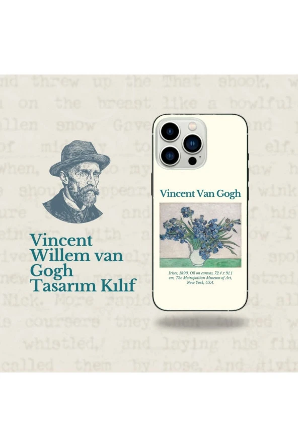 Iphone 15 Uyumlu Vincent Van Gogh Tablo Özel Tasarım Telefon Kılıfı