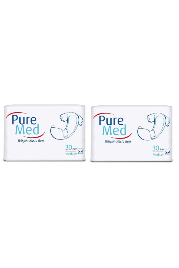 Puremed Hasta Bezi Bel Bantlı M Orta 60 Adet